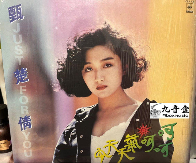 甄楚倩《今天天氣呵呵呵》黑膠LP唱片封套正面｜九音盒回收