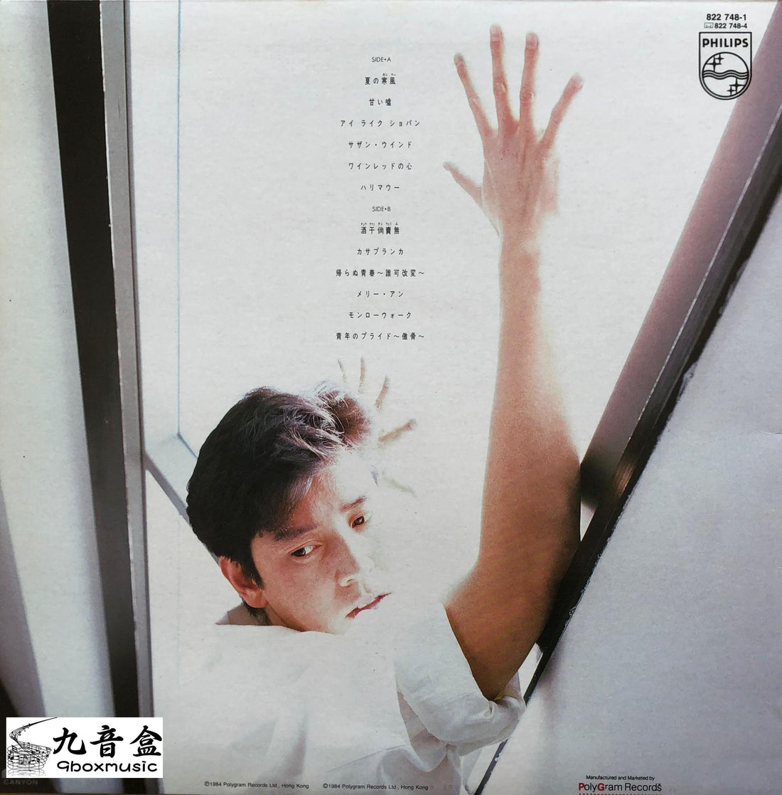 譚詠麟《夏の寒風》黑膠LP黑膠盤面實拍｜九音盒收購