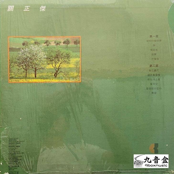 關正傑《曾為你編個夢》黑膠LP黑膠盤面實拍｜九音盒收購