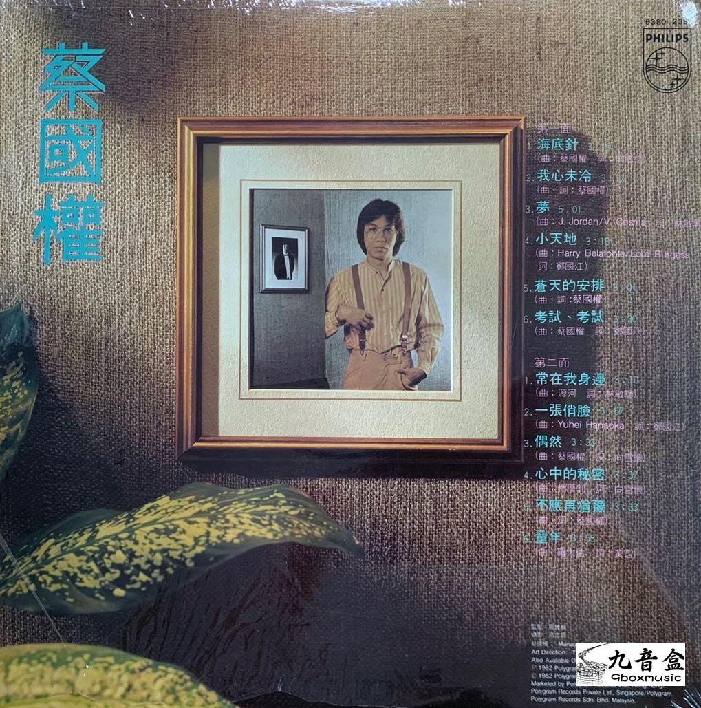 蔡國權《海底針》黑膠LP黑膠盤面實拍｜九音盒收購