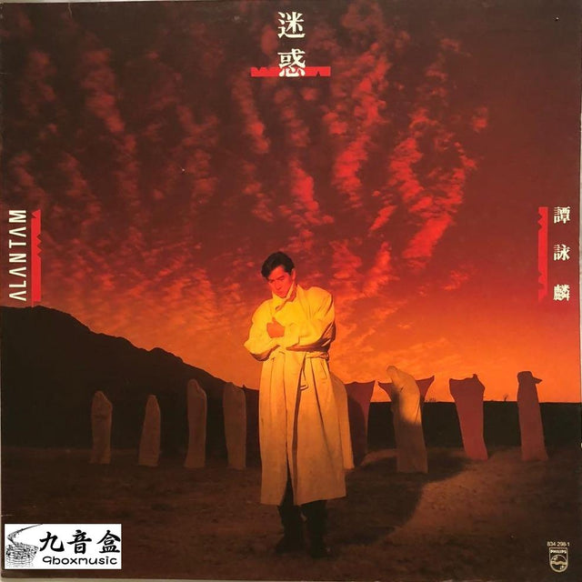 譚詠麟《迷惑》黑膠LP唱片封套正面｜九音盒回收