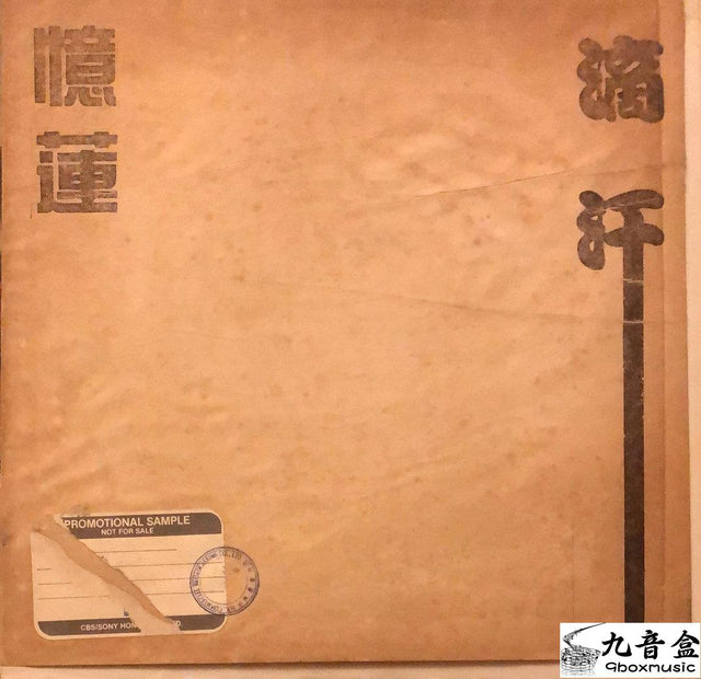 林憶蓮《滴汗 白版》黑膠LP唱片封套正面｜九音盒回收