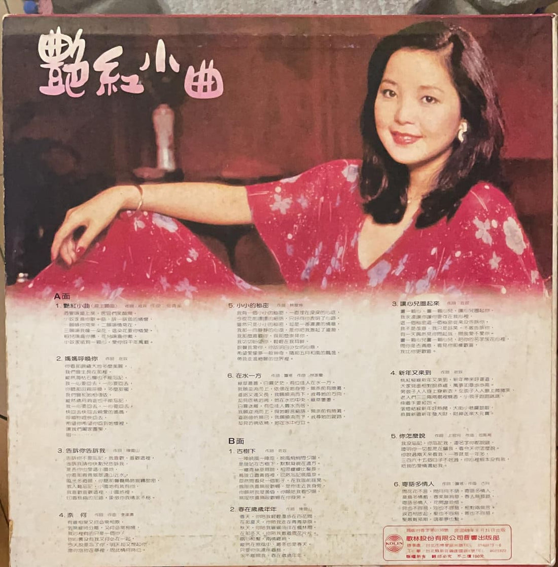 鄧麗君黑膠／CD黑膠盤面實拍｜九音盒收購