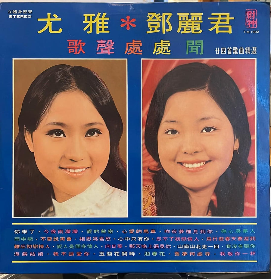 鄧麗君黑膠／CD唱片封套正面｜九音盒回收