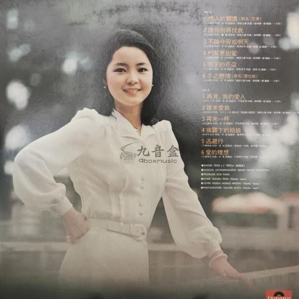 鄧麗君黑膠LP黑膠盤面實拍｜九音盒收購
