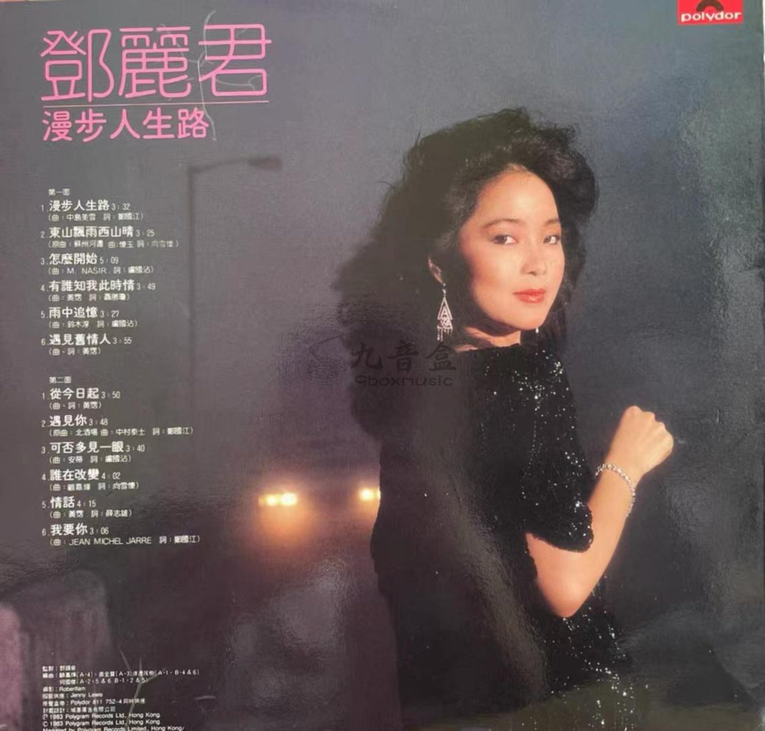 鄧麗君《漫步人生路》黑膠LP黑膠盤面實拍｜九音盒收購