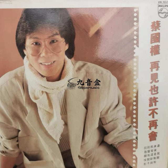 蔡國權《再見也許不再會》黑膠LP唱片封套正面｜九音盒回收