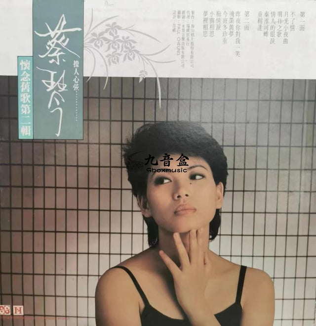 蔡琴《懷念舊歌集第二專輯》黑膠LP唱片封套正面｜九音盒回收