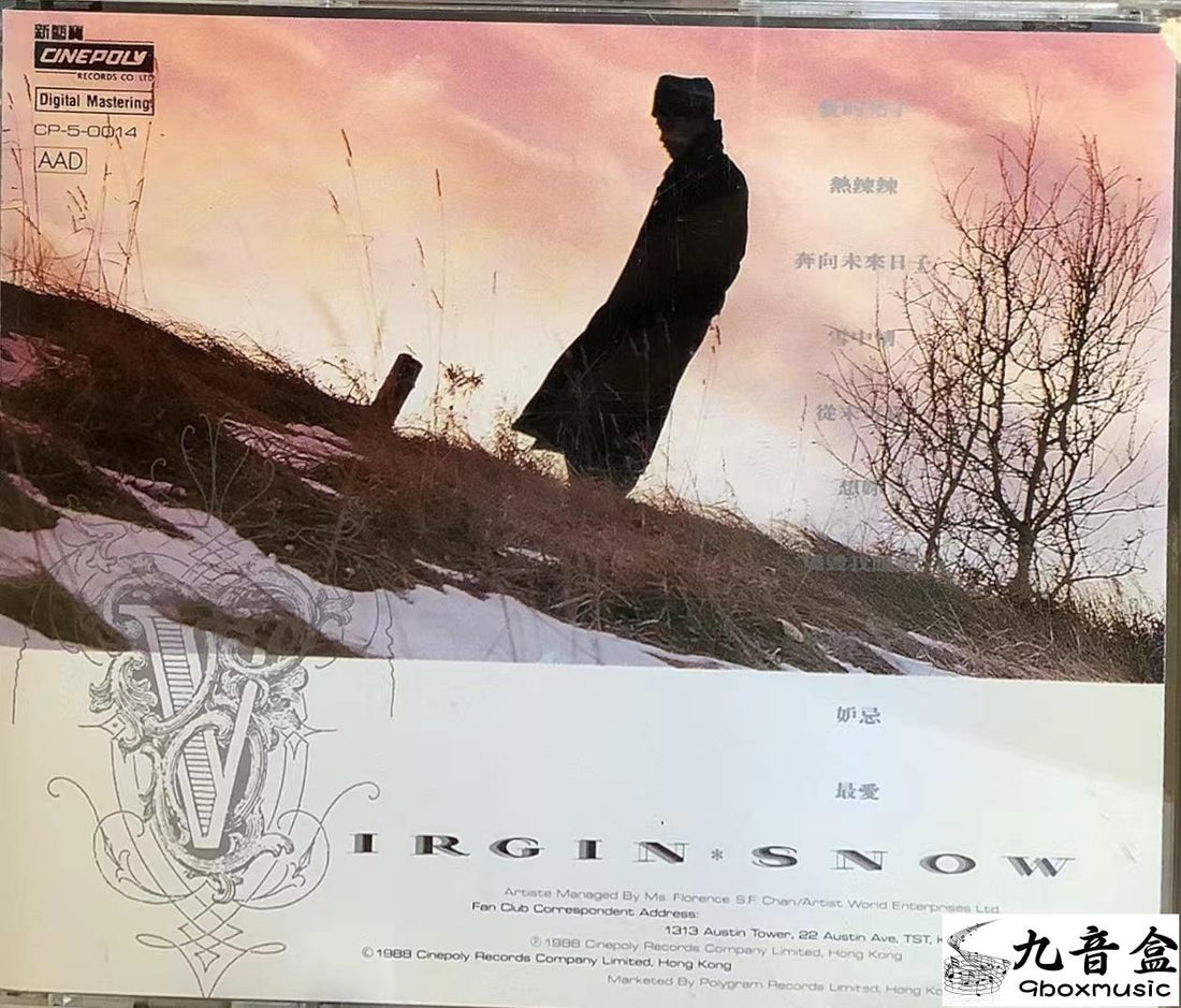 張國榮《雪中情 Virgin Snow》CD碟面實拍｜九音盒收購