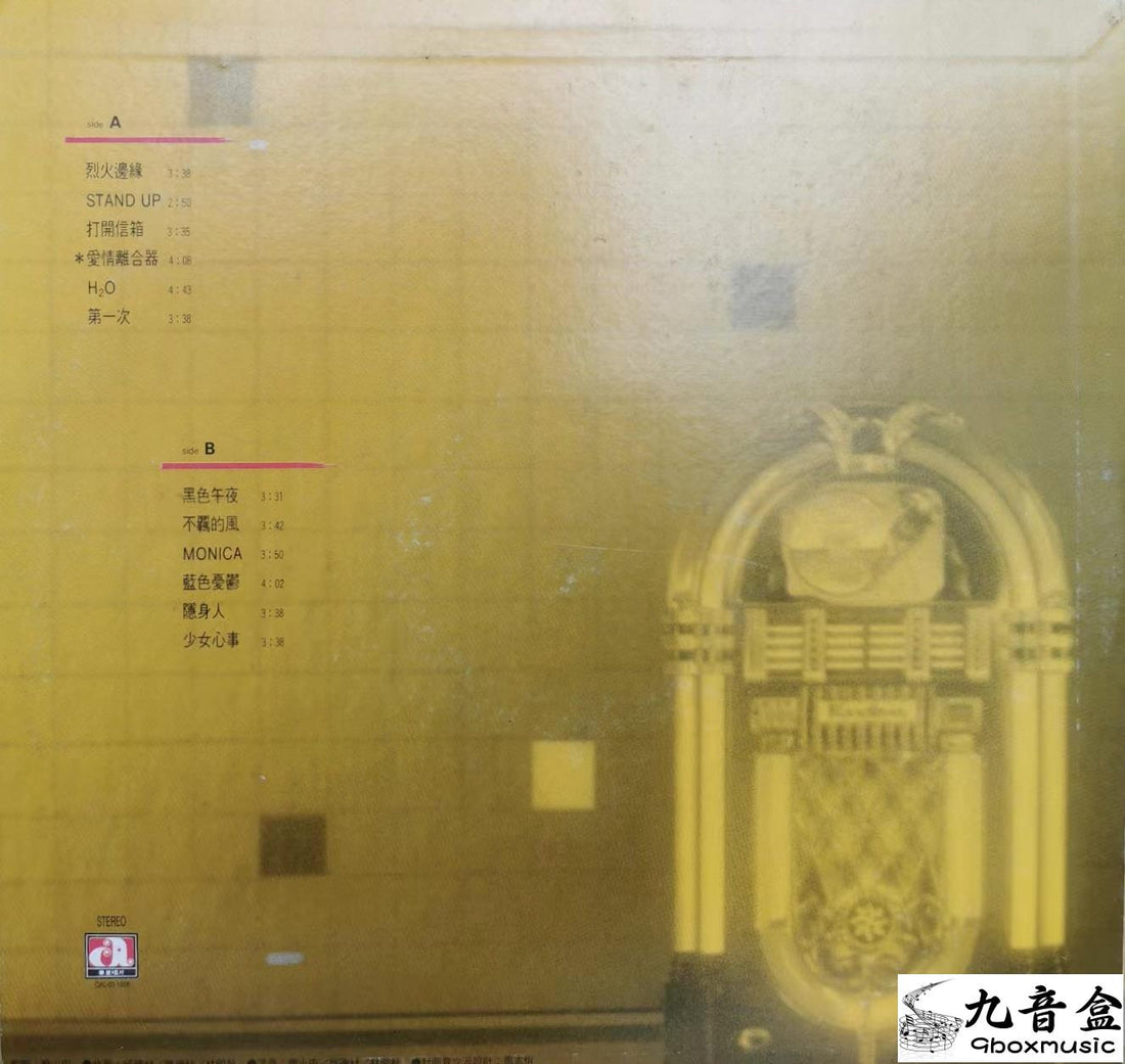 張國榮《勁歌集》黑膠LP黑膠盤面實拍｜九音盒收購