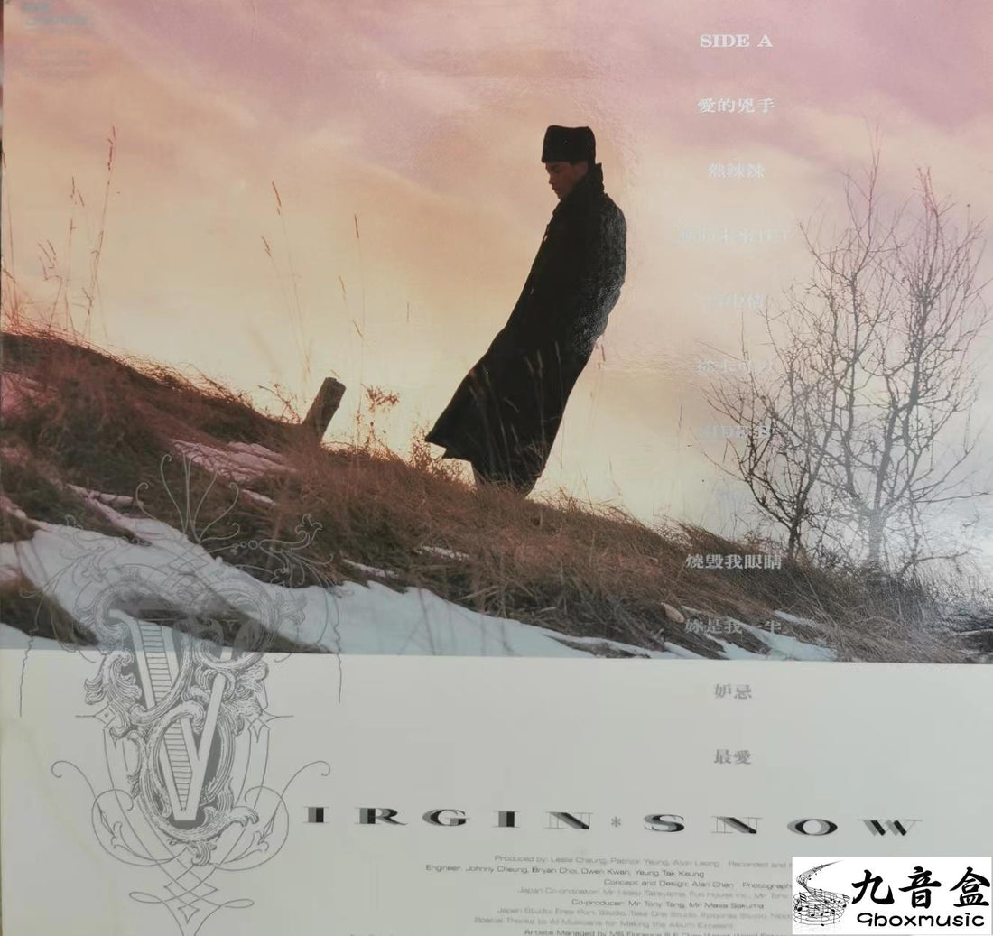 張國榮《Virgin Snow 雪中情》黑膠LP黑膠盤面實拍｜九音盒收購