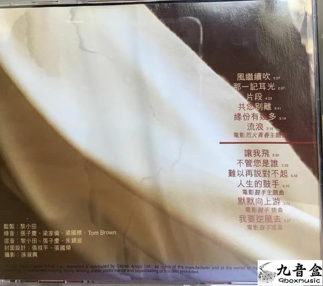 張國榮CD碟面實拍｜九音盒收購